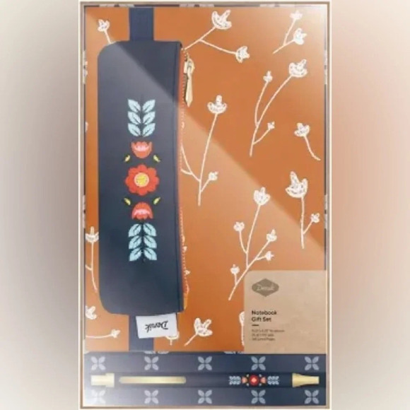 Denik Floral Journal & Notebook Pouch Gift Set, NW - Picture 2 of 4